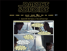 Tablet Screenshot of darthsanddroids.net